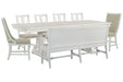 Heron Cove - Extendable Trestle Dining Table Set Magnussen Furniture