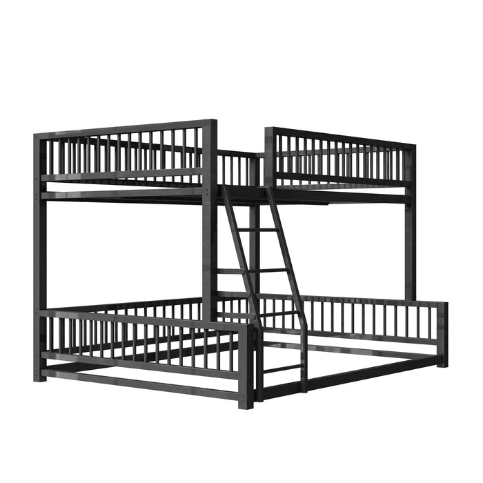 Bunk Bed With Ladder And Safety Guardrails Dreamland