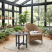 Round Outdoor Side Table Home Essentials