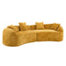 Curved Compressed Sofa, Nordic-Style Design For Living Room Home Essentials
