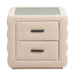 Soffice - Nightstand - Beige Zuo Modern