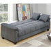 Adjustable Sofa With Hidden Storage And USB Port, Plush Cube Pattern Couch With Pillows - Gray Home Essentials