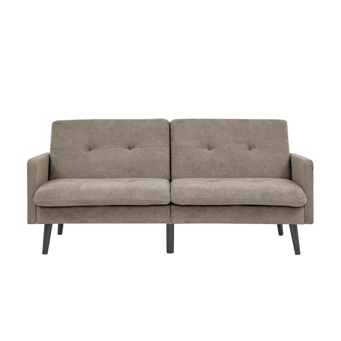 Easy Convert Futon Sofa With Tufted Back And Seat Home Essentials