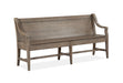 Paxton Place - Bench With Back - Dovetail Gray Magnussen Furniture
