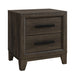 Harry - Nightstand With 2 Drawers - Brown Global Furniture USA