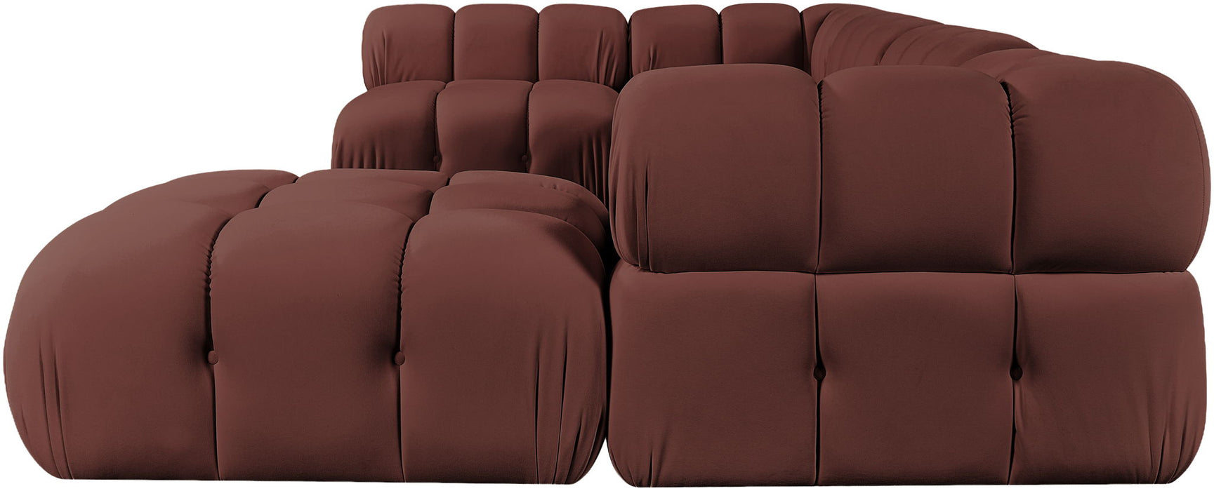 Orin - 6 Piece Modular Sectional (3 Modular Chairs, 2 Corner Chairs & Ottoman) Meridian Furniture