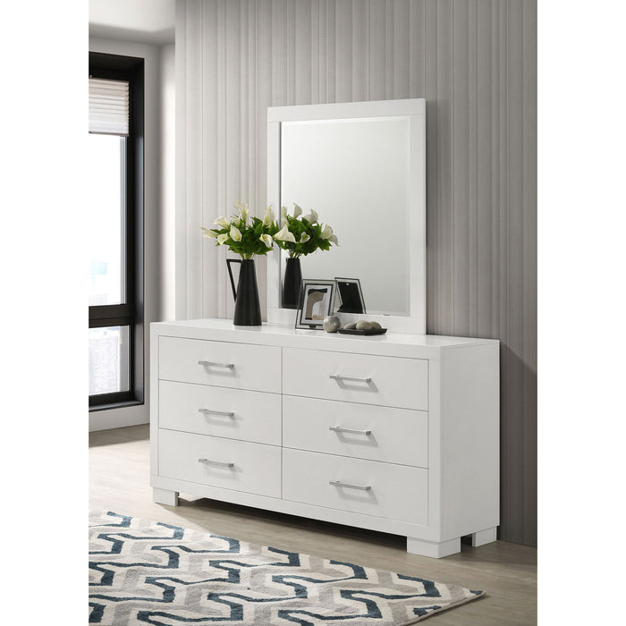 Polk - 6 Drawer Dresser With Mirror Furniture Max