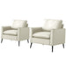 Nordic Retro Light Luxury Upholstered Sofa Chair Home Essentials
