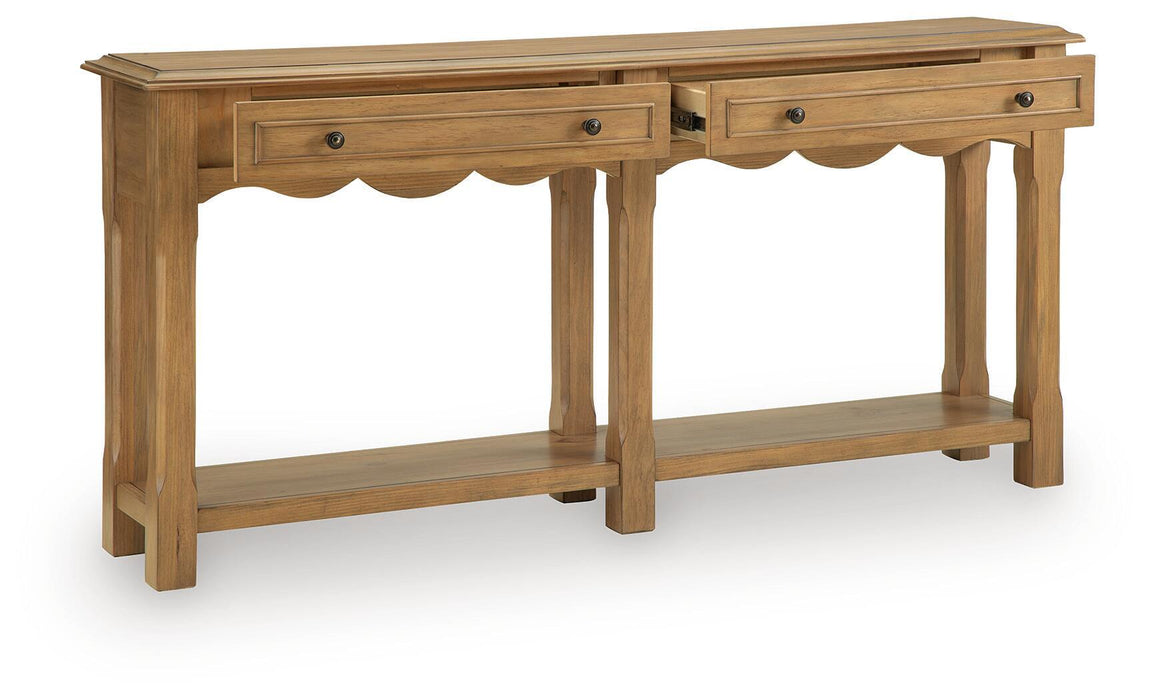Whitmund - Console Sofa Table - Light Brown Signature Design by Ashley®
