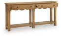 Whitmund - Console Sofa Table - Light Brown Signature Design by Ashley®