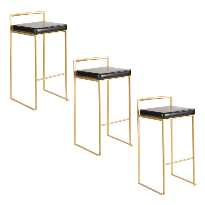 Fuji - Contemporary / Glam & Quality Construction Barstool Lumi Source