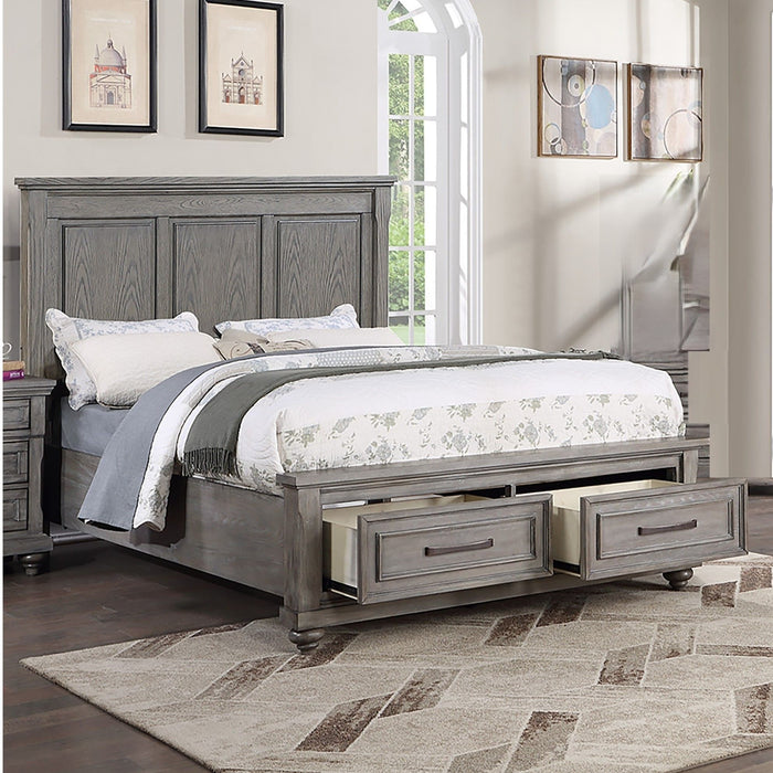 Bed With Drawers, Tall Panel Headboard Home Essentials