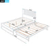 Platform Bed With Adjustable Trundle Hearth and Haven