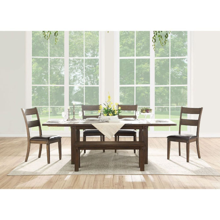 Nabirye - Dining Table - Dark Oak ACME