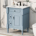 Freestanding Bathroom Vanity With Sink, Adjustable Shelf & Flip Drawer Hearth and Haven