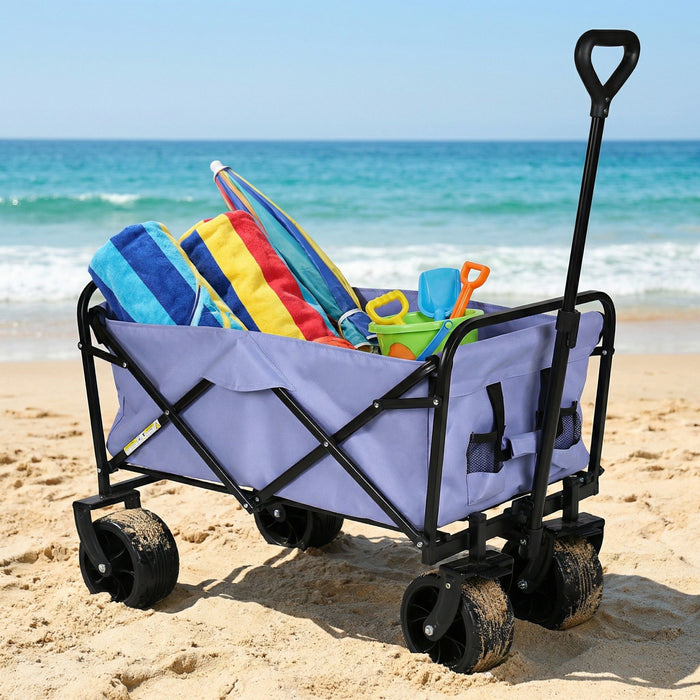 Wagons Carts Heavy Duty Foldable With Big Wheels