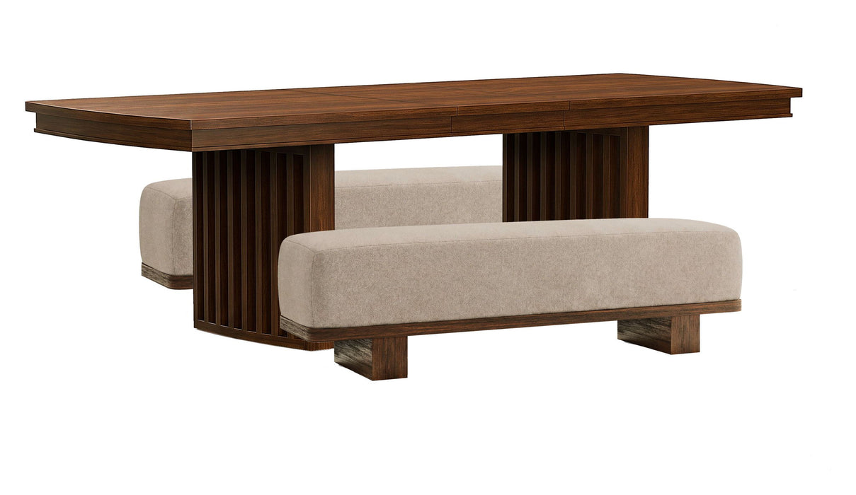 Reena - Extendable Trestle Dining Table Set Magnussen Furniture