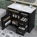 Modern Bathroom Vanity With Sink, 4 Drawers, Soft-Close Door, Adjustable Shelf Hearth and Haven