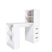 Computer Desk With 4 In 1 Socket & 3 Drawers, 4 Tier Shelves Home Essentials