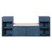 Entryway Storage Bench With Cushion, Drawers & Open Shelves Hearth and Haven