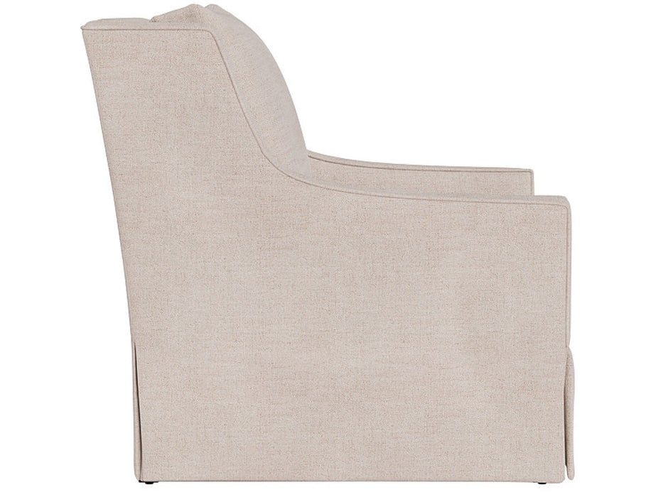 Hudson - Skirted Petite Swivel Glider-Special Order - Beige Universal Furniture