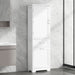 Tall Freestanding Bathroom Storage Cabinet With Adjustable Shelf And 2 Drawers Hearth and Haven