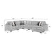 Snuggle - Living Room Sectional Matrix Furniture Group
