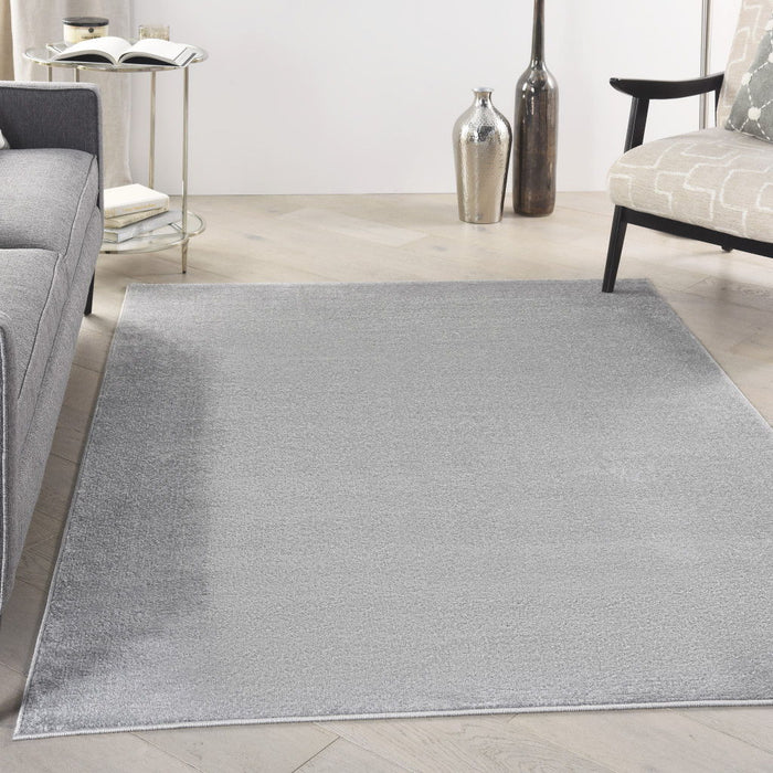 5' X 8' Power Loom Area Rug - Gray