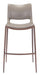 Ace - Bar Chair With Walnut Legs (Set of 2) Zuo Modern