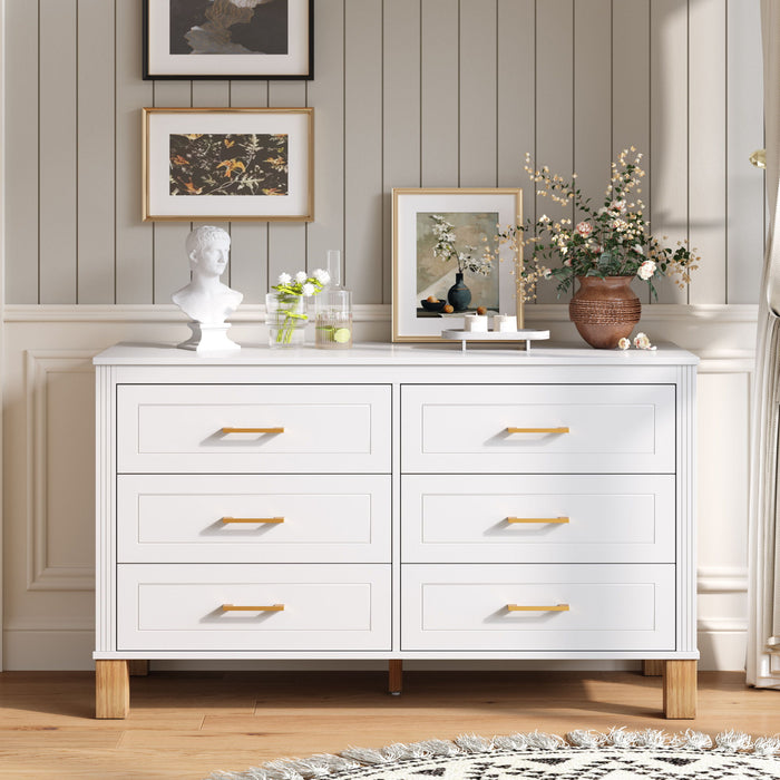 6 Drawer Double Dresser Home Essentials