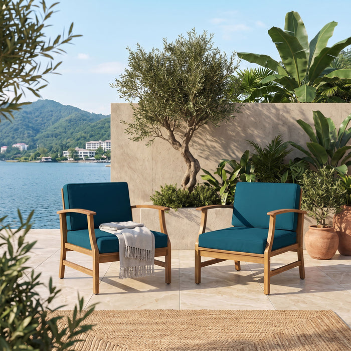 Perla - Contemporary Club Chair With Water Resistant Cushionі Noble House