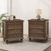 Farmhouse Nightstand With 4 Drawers Home Essentials