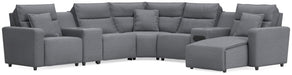 Modmax II - Reclining Sectional - Salt And Pepper Signature Design by Ashley®