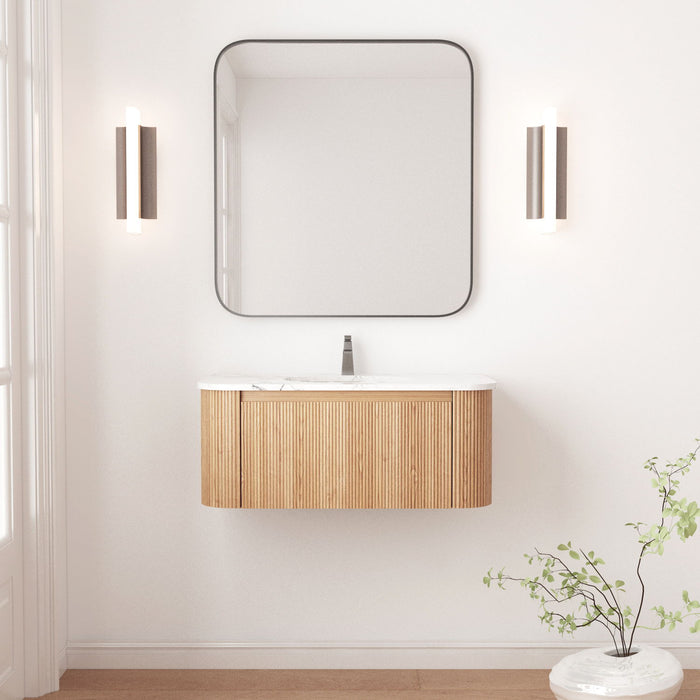 Wall Mounted Bathroom Vanity With Sink Home Essentials