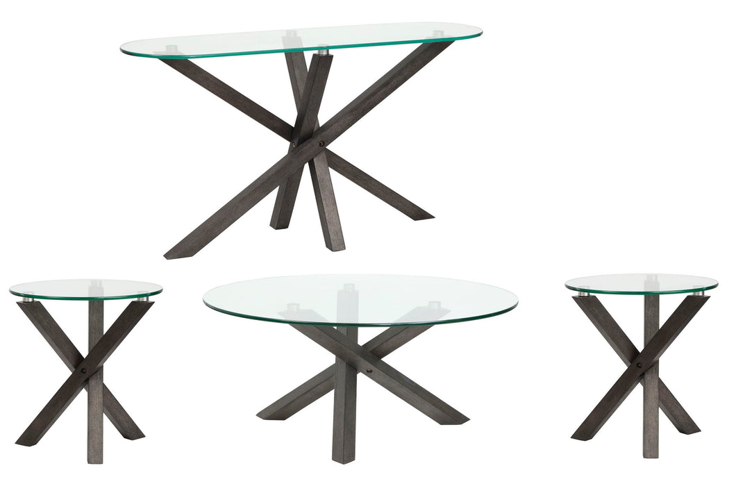 Jax - Round Cocktail Table Set Magnussen Furniture