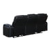 Electra - Power Reclining Sofa With Power Headrests, Drop Down Table, Reading Light, Massage, LED Lighting And USB Control Matrix Furniture Group
