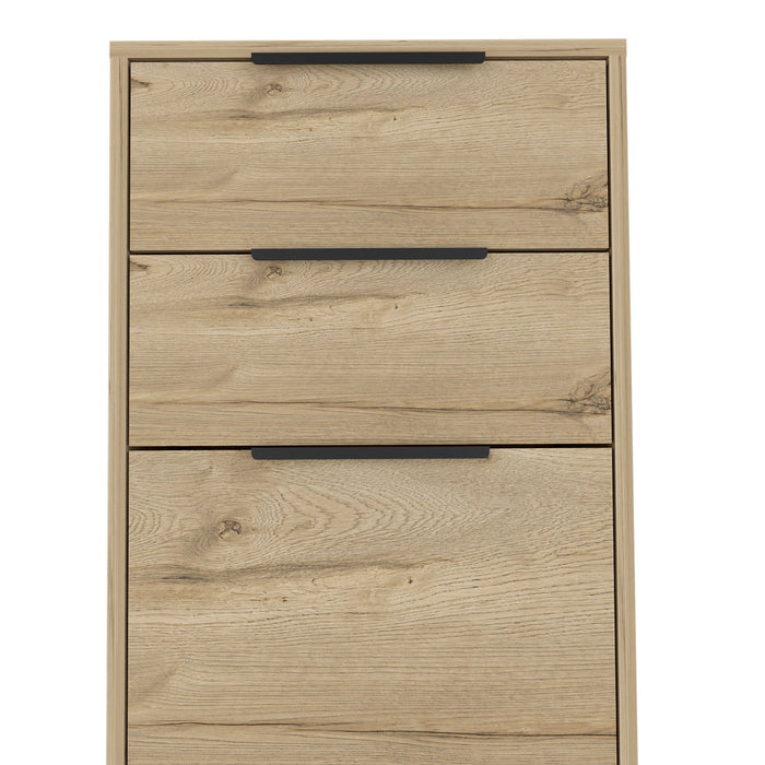 Three Drawer Standard Chest - Natural
