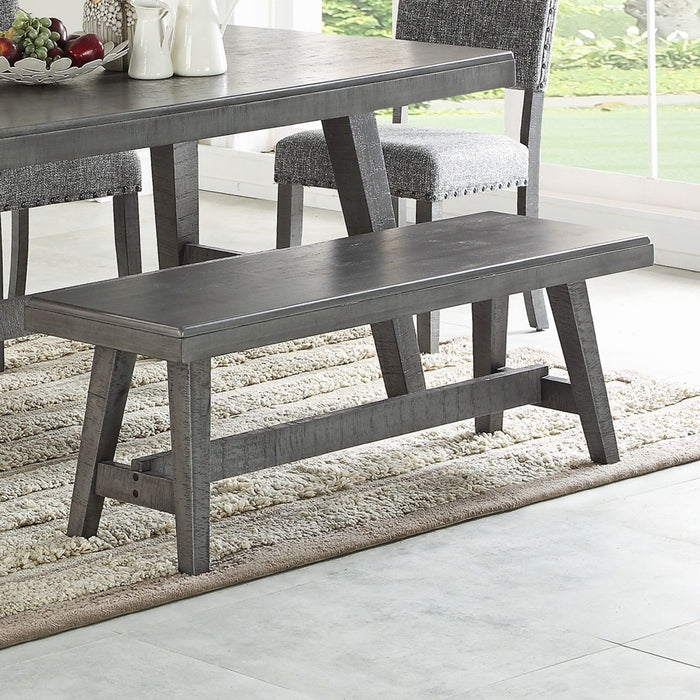 Dining Room Bench - Gray / Gray Home Essentials