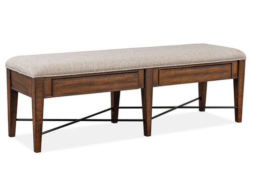 Bay Creek - Bench With Upholstered Seat - Toasted Nutmeg Magnussen Furniture