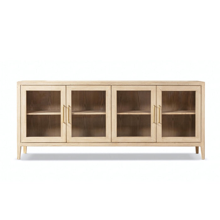 Marlowe - Glass Door Sideboard - White Jennifer Taylor Home