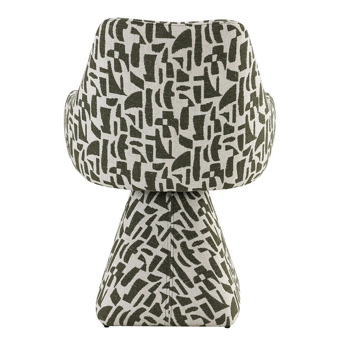 Priel - Accent Fabric Chair With Swivel - Green ACME
