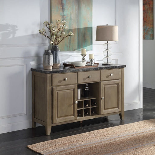 Charnell - Server - Marble Top & Oak ACME