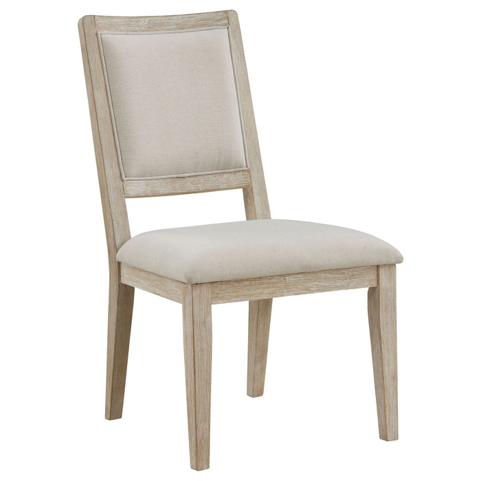 Verdugo - Cushioned Dining Chair (Set of 2) - White Washed Furniture Max