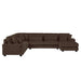 U - Sectional Sofa With Chaise Lounge, Oversized Living Room Couch Hearth and Haven