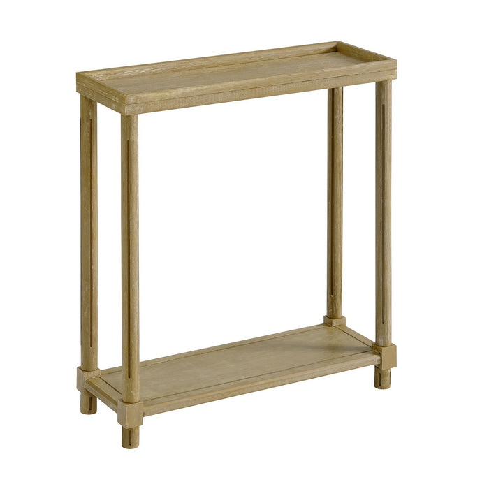 Narrow Side End Tables With Shelf (Set of 2) Home Essentials
