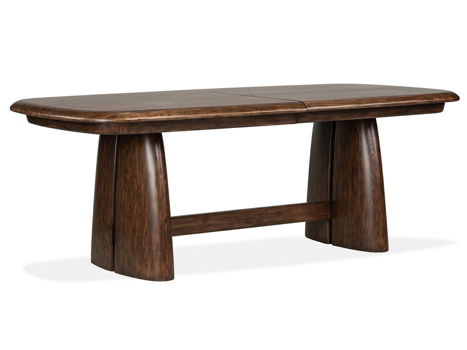 Belville - Extendable Trestle Dining Table - Chestnut Brown Magnussen Furniture