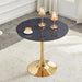 Round Dining Table With Thickened Top For Kitchen Home Essentials