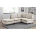 Upholstered Modular Sectional With Tall Legs, Medium Firm Seat Home Essentials