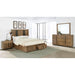 Moraga - 4 Piece Queen Bedroom Set With Fluted Headboard - Ash Brown Furniture Max