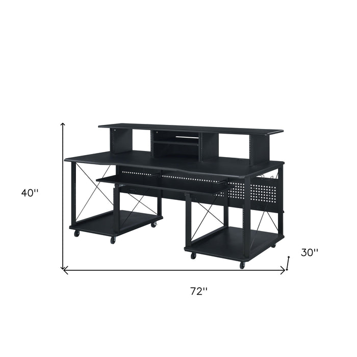 72" Music Desk - Black